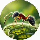 bee or wasp flying in air