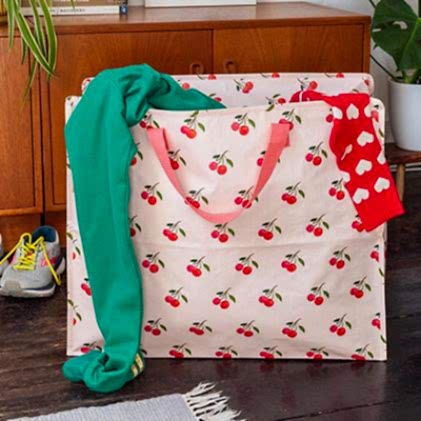Jumbo storage bag - Cherry