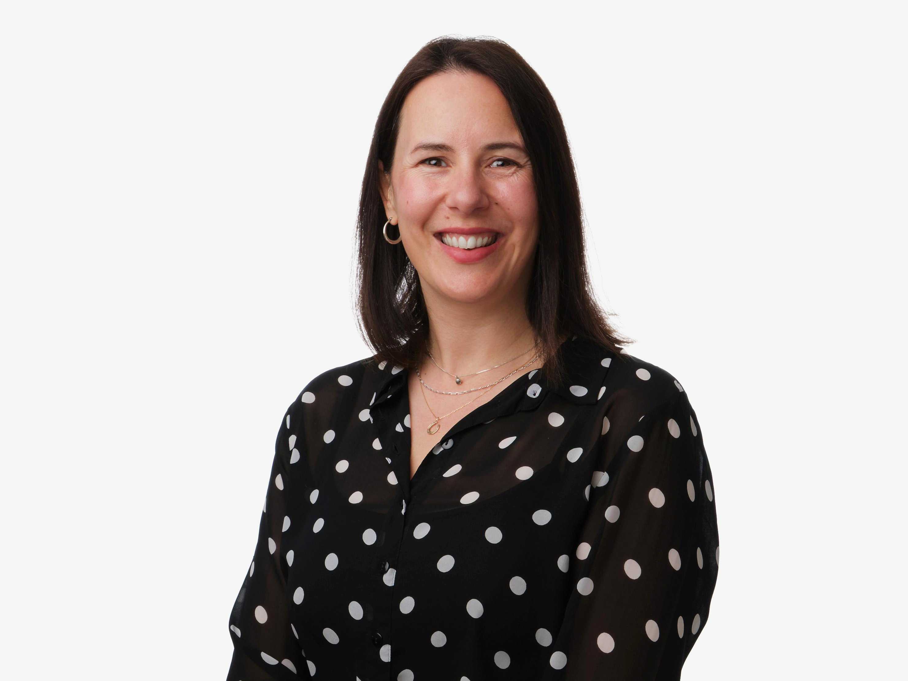 White female smiling