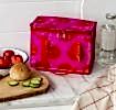 Red On Pink Spotlight Lunch Bag