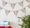 50s Christmas Paper Bunting