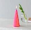 Small cone candle - Bright Pink