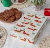 Mince pie storage tin - Festive Sausage Dog