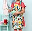 Wipeable cotton children's apron - Wild Wonders