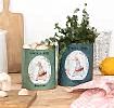 Medium storage tins (set of 2) - Lewis and Herb