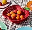 Summer fruit woven basket - Apple