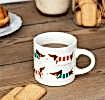 Ceramic mug with a cute sausage dog illustration