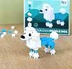 completed poodle model kit with packaging