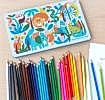 Wild Wonders 36 Colouring Pencils In A Tin