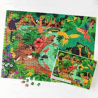 The jungle jigsaw puzzle