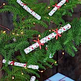 50s Christmas Mini Tree Decorations (pack Of 8)