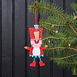Wooden Soldier Christmas Decoration