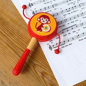 Animal Band Rattle Drum