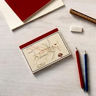 A6 Notebook - Tfl Heritage Tube Map
