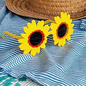 Funglasses - Yellow sunflower sunglasses