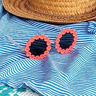 Funglasses - Pink daisy sunglasses