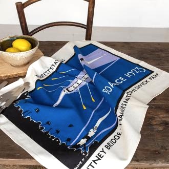 Cotton tea towel - TfL Vintage Poster "Boat Race"