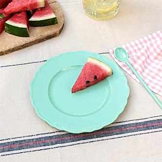 Melamine plate (20cm) - Pistachio