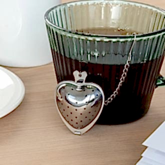 Stainless steel tea infuser - Heart