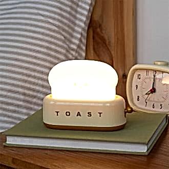 USB rechargeable dimmable night light - Kawaii Toaster