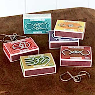 Brain teaser wire puzzle - Assorted