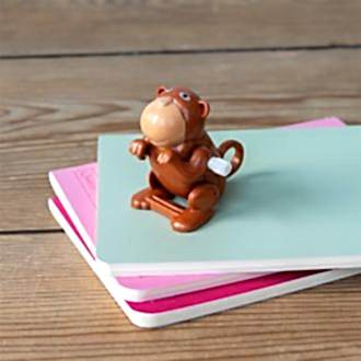 Wind-up jumping animal toy - monkey