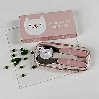 Cookie The Cat Cutlery Set