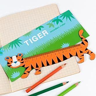 Tiger Wooden Ruler