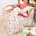 50'S Christmas Design Jumbo Storage Bag