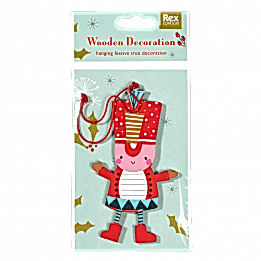 Wooden Soldier Christmas Decoration