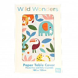 Wild Wonders Paper Table Cover