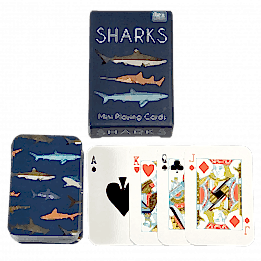 Sharks Mini Playing Cards
