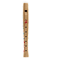 Children's wooden recorder - Fairies in the Garden
