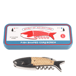 Fish Shaped Corkscrew In A Tin