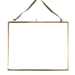 Landscape Hanging Brass Frame 20x15cm