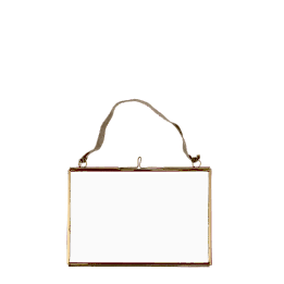 Landscape Hanging Brass Frame 15x10cm