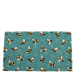 Coir doormat with Bumblebee print