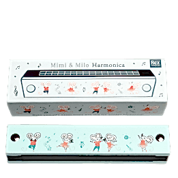 Mimi And Milo Wooden Harmonica