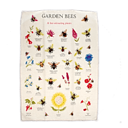 Tea Towel - Garden Bees