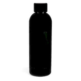 Rubber Coated Steel Bottle 500ml - Black