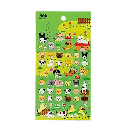 3D puffy stickers (single sheet) - Dogs