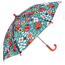 kids ladybird push up umbrella