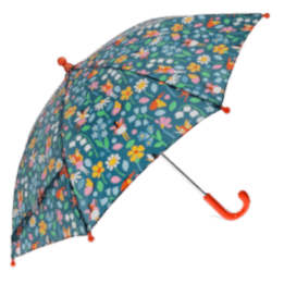 kids fairies in garden push up umbrella