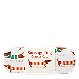 Glasses case & cleaning cloth - Sausage Dog
