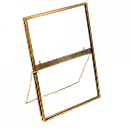 Standing Brass Frame 18x13cm