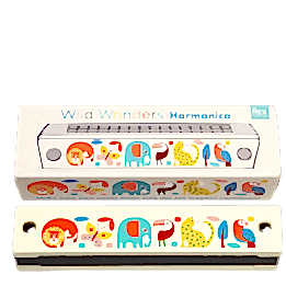 Wild Wonders Wooden Harmonica