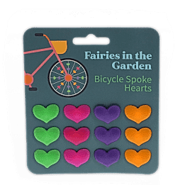Bicycle spoke hearts - Fairies in the Garden
