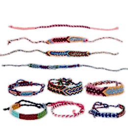 Handmade Mayan bracelets - Assorted single