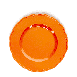 Melamine plate (20cm) - Orange