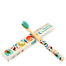 Children's bamboo toothbrush - Wild Wonders